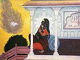 Annunciation in a Pavilion. Wesley, Frank, 1923-2002